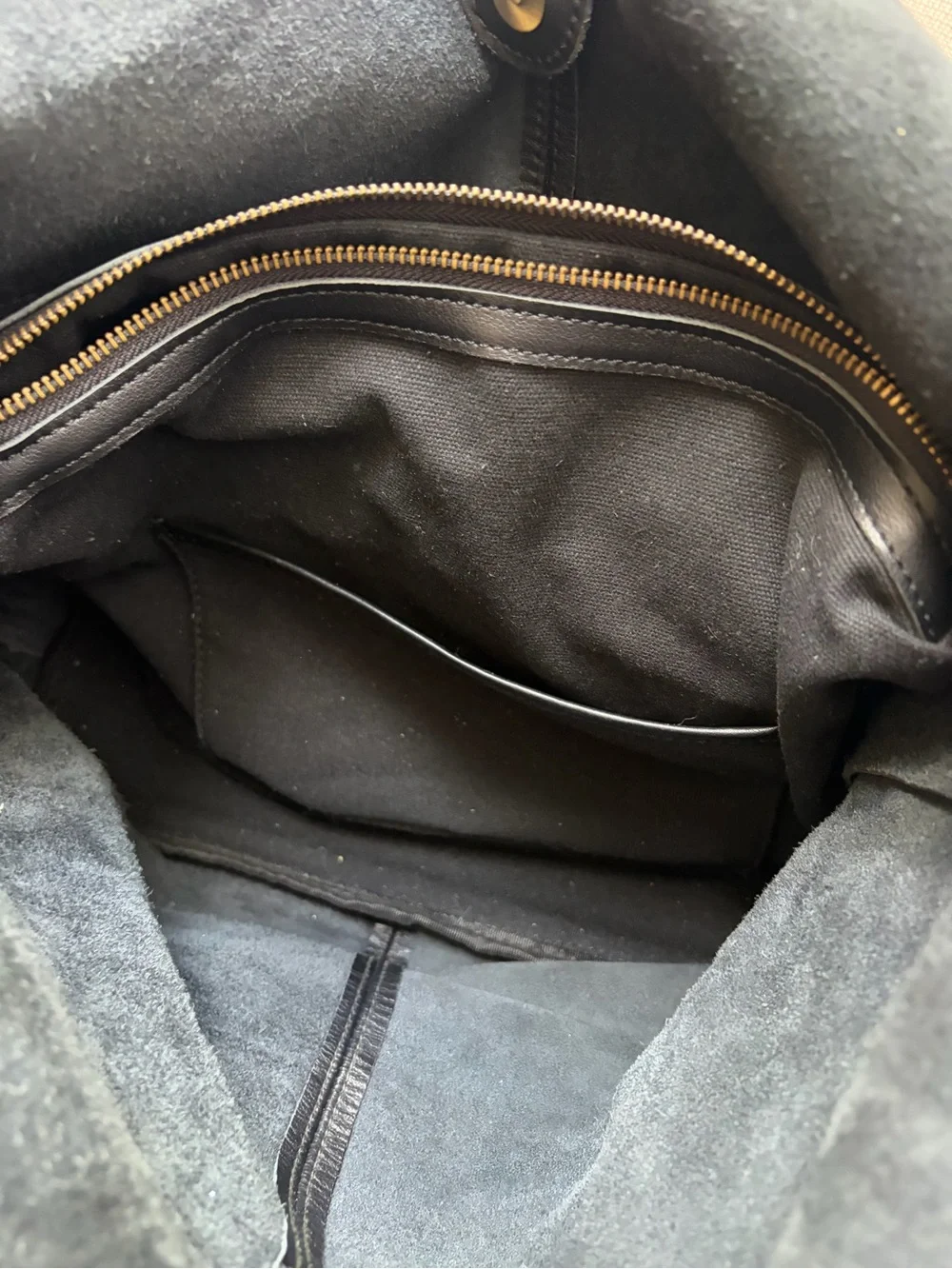 Blofinche Soft Black Leather Tote Bag